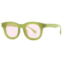 1pc Women's Fashion Retro Casual Stylish Glasses - Green - View 3