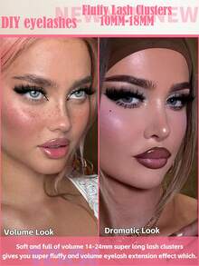 Individual Lashes Large Tray 240pcs 0.07mmD Curl Mix 10-18mm Individual Lashes Cluster Soft&Natural Cluster Lashes Mink Lash Cluster Mixed Tray False Eyelashes LASH Individual Lashes Clusters False Eyelash Lash Clusters Extensions Individual Lashes Cluster DIY Eyelash Extensions At Homelash Clusters,Eyelash Clusters,Individual Eyelashes,Lashes,Fake Lashes - D - View 7