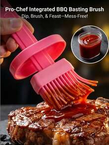 Mess-Free 2-In-1 Basting Brush And Jar Set, Silicone Oil Dispenser With Lid For Baking & BBQ, Heat Resistant Macaron Color Kitchen Gadgets For Pancakes And Pastries (Cooking Lovers), (Healthy Eaters), (Exquisite Moms), (Baking Beginners) (Home Baking),(Outdoor BBQ),(Air Fryer Accessories) - Multicolor - View 16