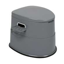 Feirrmimo Portable Toilet With Non-Slip Mat Grey For Camping Outdoor Waterproof Travel Folding Toilet,Camping Potty For Home/Camping/Boat/Hiking/Long Trips/Beach Use - Grey - View 12