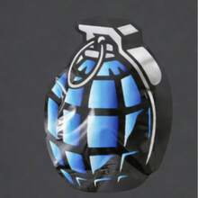 新款自动充气手榴弹恶作剧玩具，创意爆炸道具模型，节日、生日、情人节搞笑礼物推荐 - 彩色 - 查看 5