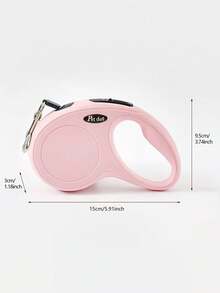 1 pieza Correa retráctil para perro, material ABS de 10 pies, para caminar al aire libre sin necesidad de cargar - Multicolor - Ver 4