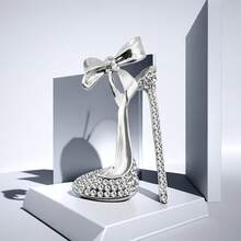 1pc Fashionable Minimalist Bow Tie High Heel Brooch, Suitable For Women's Daily Wear - WBR340 High Heels - View 13