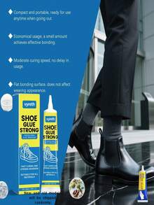 Pegamento invisible de moda a prueba de agua - Adhesivo multiusos impermeable y de secado rápido para ropa, calzado, reparación del hogar - Amigable con la piel, portátil, sin necesidad de clavos - Multicolor - Ver 6