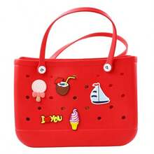 Charm Accessory For Bogg BagInserts Decorative Accessories For Similar Beach Bag - Đầu lâu đen - Xem 8