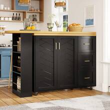 Bar Tables - Black + MDF+Metal - View 4