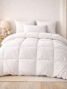 100%纯棉羽绒被 150x200厘米 – 酒店品质白色羽绒被，透气柔软蓬松填充，北欧简约卧室被子 – 土耳其制造 - 白色 - 查看 4