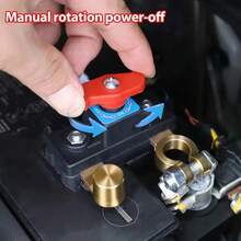 Saklar Pemutus Aki Mobil, Isolator Pemutus Aki Universal, Pemutus Sirkuit Manual, Pelindung Kebocoran Daya, Cocok Untuk Mobil, Truk, Perahu, dan RV - A - View 5