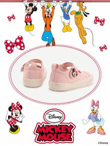 Disney 1 Pair Kids' Sneakers, Suitable For Daily Wear, Festivals, Sports, Outdoor Activities, Comfortable, Non-Slip, Durable, Breathable (Boys' Sneakers, Boys' Skate Shoes, Kids' Sports Shoes, Girls' Sneakers, Girls' Skate Shoes) - Pink - View 3