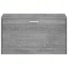 vidaXL Schuhbank Grau Sonoma 80x24x45 cm Holzwerkstoff - Grau - Übersicht 4