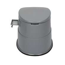 Feirrmimo Portable Toilet With Non-Slip Mat Grey For Camping Outdoor Waterproof Travel Folding Toilet,Camping Potty For Home/Camping/Boat/Hiking/Long Trips/Beach Use - Grey - View 5