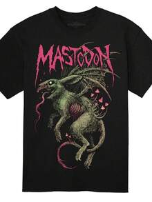 Rare New Mastodon T-Shirt High-End Luxury Is For Both Men And Women Top Y2k Summer Hot. - 黑色10 - 查看 1