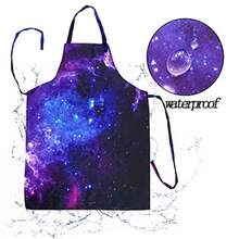 Delantal impermeable ajustable con 2 bolsillos, delantal de cocina para mujeres y hombres chefs - Delantal Galaxy - Ver 5