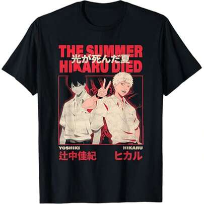 Yoshiki And Hikaru Kanji Anime T-Shirt