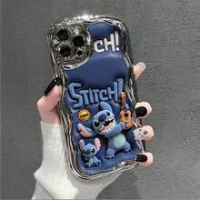 This Brand-New Disney Lilo & Stitch Phone Case Features A Cute And Playful Expression, A Simple And Stylish Appearance, And A Smooth Feel.Made Of Cute And Eye-Catching TPU Material With A 2D Wave Texture, It Includes Camera Protection, Cute Phone Case,Iphone17 Pro Max Case,Polka Dot,Travel Must Haves.Making It An Ideal Choice For Girls. Compatible With IPhone17/16/15/14/13/...12 Mini Pro Max Pro Plus XRXS. It's The Perfect Gift For Friends And Family. Stylish Phone Case, Fun Expression Design, Lightweight And Durable. Cute Phone Case,Iphone17 Pro Max Case,Polka Dot,Travel Must Haves. - 銀色 - 查看 1