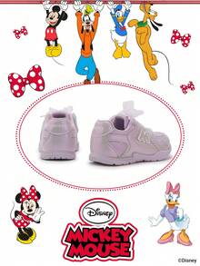 Disney 1 Pair Kids' Sneakers, Suitable For Daily Wear, Festivals, Sports, Outdoor Activities, Comfortable, Non-Slip, Durable, Breathable (Boys' Sneakers, Boys' Skate Shoes, Kids' Sports Shoes, Girls' Sneakers, Girls' Skate Shoes) - Purple - View 3