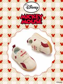 Disney 1 Pair Children's Collaborative Sports Shoes, Suitable For Daily Wear, Festivals, Sports, Outdoor, Comfortable, Non-Slip, Durable, Breathable (Boys' Sports Shoes, Boys' Skate Shoes, Children's Sports Shoes, Girls' Sports Shoes, Girls' Skate Shoes) - Red - View 2