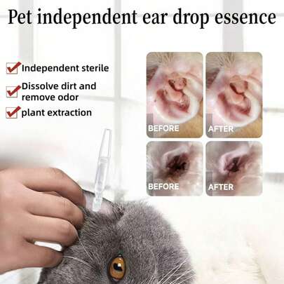 Giá rẻ, giá đặc biệt, đóng gói riêng biệt, thuốc nhỏ tai chứa axit hyaluronic cho thú cưng, tinh chất nhỏ tai, dung dịch vệ sinh và chăm sóc ống tai dùng một lần, giúp loại bỏ bụi bẩn, mùi hôi và tạp chất dư thừa, rất thích hợp cho du lịch, hoạt động ngoài trời và chăm sóc hàng ngày.