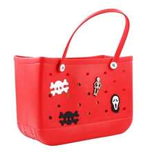 Charm Accessory For Bogg BagInserts Decorative Accessories For Similar Beach Bag - Đầu lâu đen - Xem 7