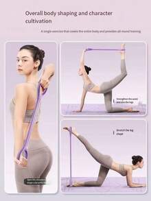 11pcs Multifunctional Fitness Resistance Bands Set, Home Strength Training Elastic Bands Chest Expander Auxiliary Resistance Rope Workout Equipment, Gym - Multicolor - View 6