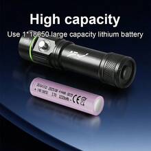 50000流明专业潜水手电筒超亮LED潜水灯18650强力50米水下照明手电筒IPX8防水 - 星星 - 查看 8