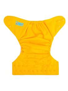 1 pieza Cubierta de pañal reutilizable ajustable, se adapta a pañales prefold, planos o contorneados - Multicolor - Ver 4