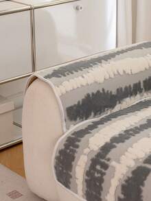 1件加厚绒面沙发垫套，柔软棉法兰绒沙发座垫保护套，现代简约防滑沙发套，防尘可水洗，适用于卧室、办公室、客厅、L型沙发、1/2/3/4人沙发 - 深灰色 - 查看 7