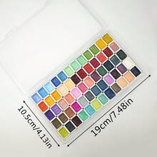 98 Color Solid Watercolor Paint Set - Professional Artist Grade, Suitable For Chinese Painting, Landscape Painting And DIY Crafts, Comes With Portable Gift Box For Easy Storage And Carrying - Sets - View 7