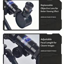 【高清】单筒望远镜套装 | | | 高清高倍率低光夜视 | 观星 | 成人、青少年、初学者、生日礼物 | | 手动调焦 - 彩色 - 查看 6