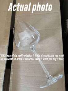 一套水晶勃艮第红葡萄酒杯 - 奢华高脚红酒杯，配水晶杯柄，优雅高脚杯，适用于家庭用餐、餐厅、品酒会、婚礼和浪漫晚餐，高级葡萄酒杯礼品套装 - 彩色 - 查看 11