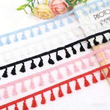 4cm Wide Tassel Decorative Ribbon, For Handmade DIY, Curtains, Clothing Sewing - Multicolor - View 1