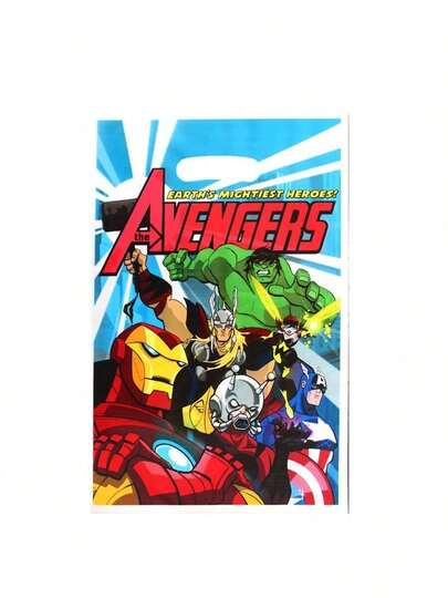 10pcs Marvel Party Gift Bags The Avengers Theme Candy Bag Loot Bag For Kids Superhero Birthday Party Favors Supplies Decor New Year's Gift, Valentine's Day Gift, Easter Gift