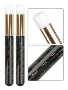 3Pcs Eyelash Extension Set/Eyelash Cleaning Set: 250ml Plastic Eyelash Cleaning Bottle,+2 Eyelash Cleaning Brushes, Multifunctional Cleaning Bottle Can Be Used To Hold Tattoo Solution, Nose Blackhead Cleansing Shampoo Brush - Multicolor - View 6