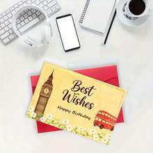 1 Card, Birthday Card, Friend Friendship Card, Best Friend Card, Happy Birthday Friend, Thank You, Miss, Thank You Card, Best Gift For Friends, Ideal Birthday Gift - Multicolor - View 7