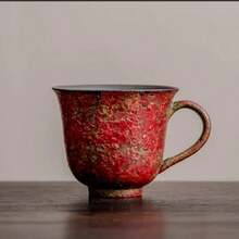 1pc/2pcs Ceramic 150ml Latte Coffee Cup With Saucer, Cute Couple Drinking Water Mug, Personalized Milk Malt Breakfast Cup, Creative Latte Art Office Cup With Plate - Multicolor - View 13