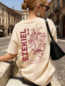 Women T-Shirts - Apricot - View 5