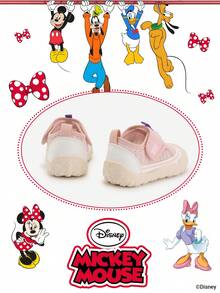 Disney 1 Pair Kids' Sneakers, Suitable For Daily Wear, Festivals, Sports, Outdoor Activities, Comfortable, Non-Slip, Durable, Breathable (Boys' Sneakers, Boys' Skate Shoes, Kids' Sports Shoes, Girls' Sneakers, Girls' Skate Shoes) - Pink - View 3