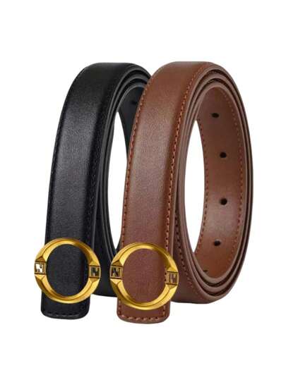 1pc Belt Women's, Fashionable And High-End Belts, Casual And Business Versatile Belts, Jeans Dress Belts, Mother's Day, The Best Choice For Gifting