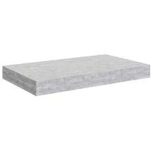 vidaXL Schweberegale 2 Stk. Betongrau 40x23x3,8 cm MDF - Grau - Übersicht 6