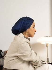 Bộ 2 khăn trùm đầu/khăn quàng cổ nữ cổ điển màu trơn, 3 kiểu quàng khác nhau, đa năng và tiện dụng, chất liệu vải modal co giãn thoải mái, phù hợp cho mặc hàng ngày, thể thao, yoga. - Nhiều màu - Xem 7