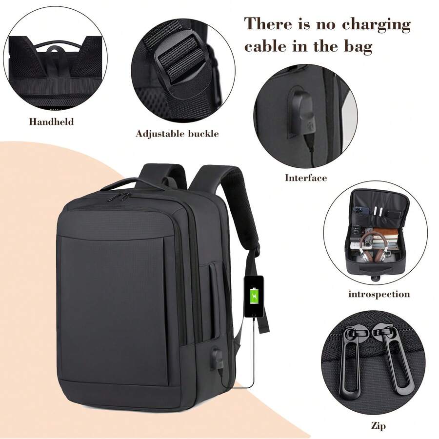 Modern Minimalist Business Backpack – Ideal For Professionals & Daily Commute - Multicolor - View 1