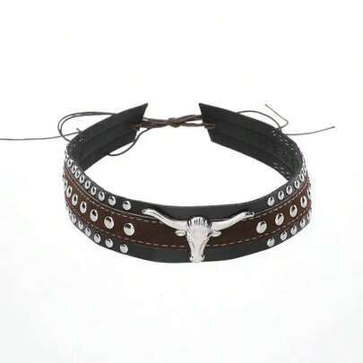 1 pieza Accesorio de decoración de sombrero de vaquero - Decoración de cabeza de novillo