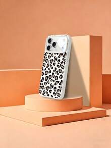 Cheetah,Leopard Print 1pc Fashionable Leopard Print Liquid Silicone Soft Phone Case, Shock-Proof Protective Cover Compatible With IPhone 11/12/13/14/14Plus/15/15Plus/16/16Plus/7/8Plus/17/17Pro - Multicolor - View 6
