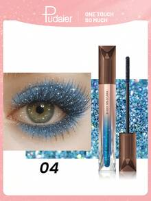 Pudaier 钻石闪耀睫毛膏 - 防水、防晕染、珠光效果、浓密纤长、持妆12小时 - 04 - 查看 1