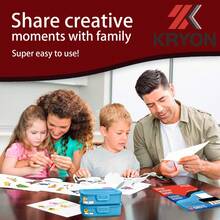 KRYON A4 10 Sheets Glossy White Printable Vinyl Sticker Paper - Water-Resistant Self-Adhesive Label Paper, Inkjet Printer Only, For DIY Labels, Decals & Crafts - 10 SHEETS - View 6