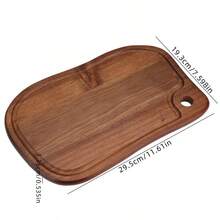 Premium Irregular Shaped Wooden Cutting Board - Suitable For Meat, Cheese, Bread, Vegetables And Fruits | Ideal Kitchen Gadget & Perfect Mother's Day Gift - Camel - View 4