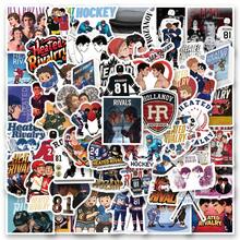 124 piezas Pegatinas de rivalidad calentada Pegatinas estéticas para scrapbooking, diario, portátil, parachoques, monopatín, botella de agua, computadora, tarjetas de felicitación de teléfono, álbumes de fotos, muebles, pegatinas - D-Rojo - Ver 12