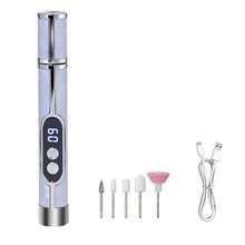 Rechargeable Electric Nail Grinder, Nail Drill Kit, Multi-Function Nail Polisher, USB Rechargeable - Thick Nail Grinding Nail Sanding Machine, 180mAh Lithium Battery Long Lasting, Professional Multi-Speed Electric Nail File, Nail Polishing Care Shaping Tool, Manicure Professional Grinding Tool, Nail Lamp & Grinder 2-In-1, Great Gift For Women, High Quality And Affordable - Nhiều màu - Xem 11