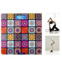 1 pieza Báscula digital de baño, báscula de peso con plataforma de vidrio que mide hasta 360 libras, pantalla retroiluminada grande, esencial para el hogar - Negro - Ver 6