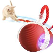 1 set de jouet interactif à bille roulante par gravité, jouet électrique automatique pour chat, balle intelligente pour que le chat joue et se distraie, couleur aléatoire - Multicolore - Voir 10